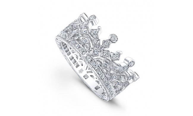 Beverley K 18k White Gold Diamond Band