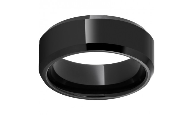 Black Diamond Ceramic Beveled Edge Band