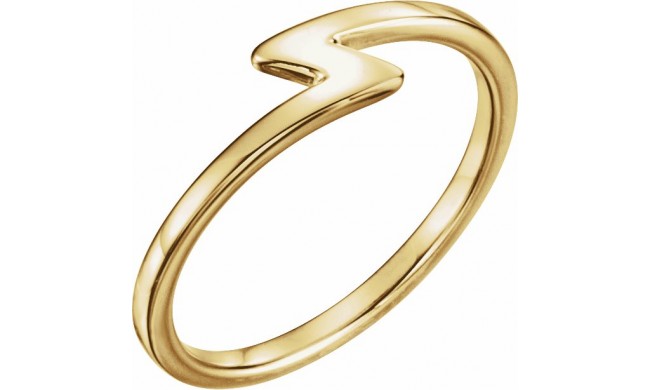 14K Yellow Stackable Ring