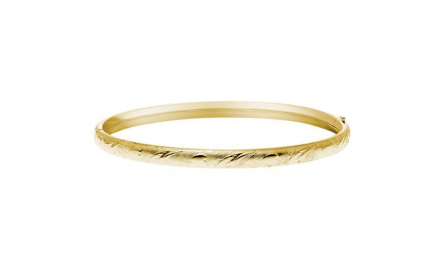 14K Yellow Gold Bangle Bracelet