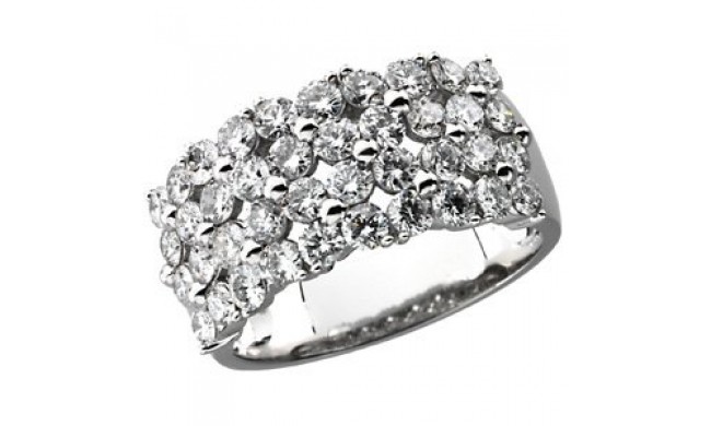 14K White 2 CTW Diamond Ring