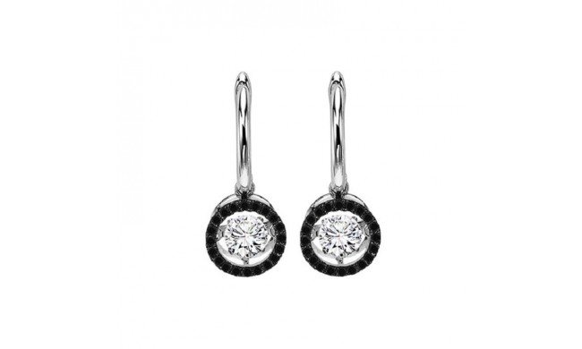 Gems One 14KT White Gold & Diamond Rhythm Of Love Fashion Earrings  - 3/4 ctw