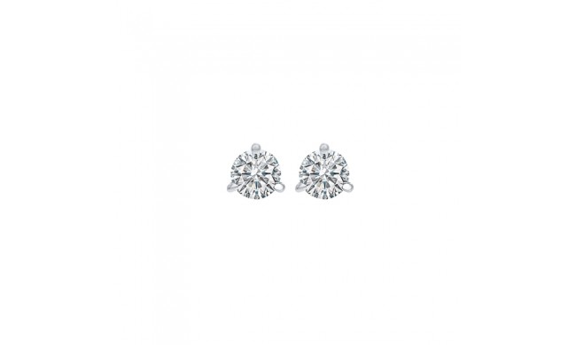 Gems One 14Kt White Gold Diamond (1/8Ctw) Earring