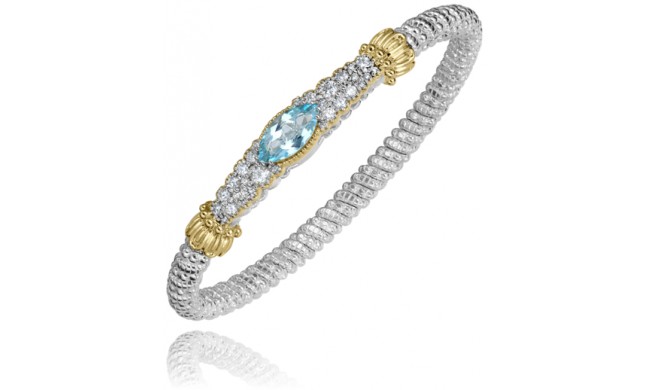 Vahan 14k Gold & Sterling Silver Sky Blue Topaz Bracelet