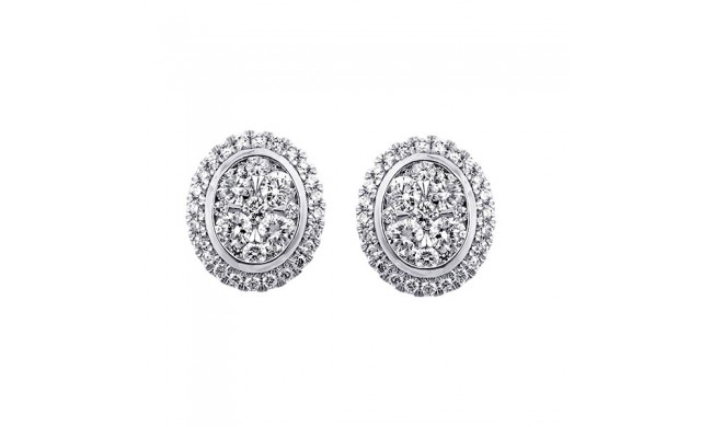 Gems One 14Kt White Gold Diamond (5/8Ctw) Earring