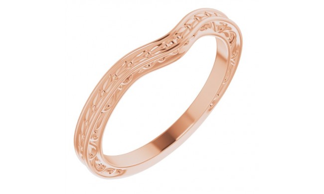 14K Rose Matching Band