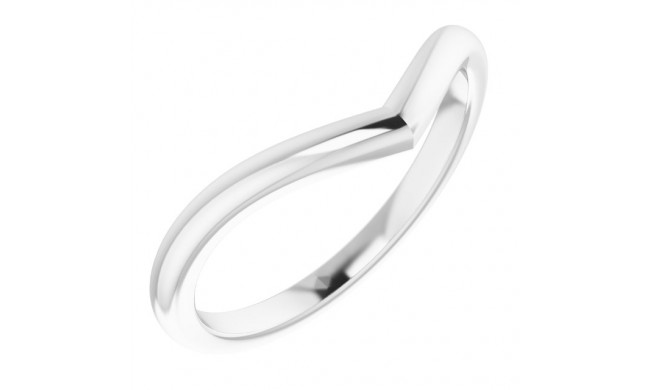 14K White Band