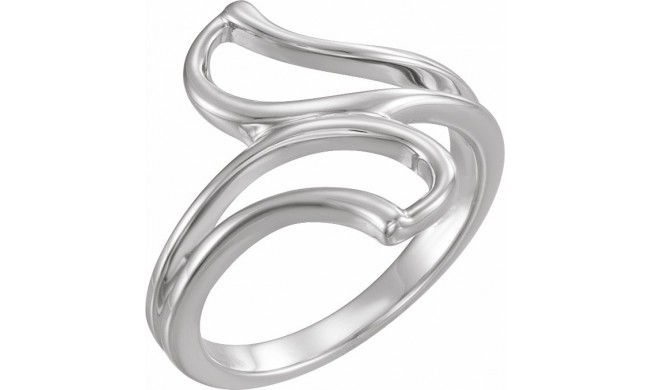 14K White Freeform Remount Ring