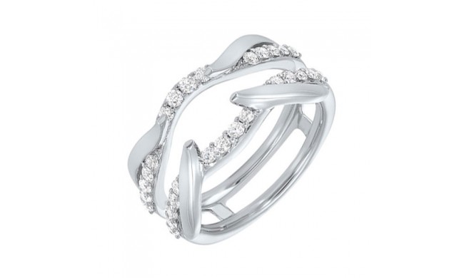 Gems One 14Kt White Gold Diamond(1/2Ctw) Ring