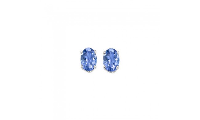 Gems One 14Kt White Gold Tanzanite (7/8 Ctw) Earring