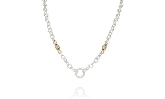 Vahan 14k Gold & Sterling Silver Necklace