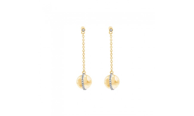 Gems One 10Kt Yellow Gold Diamond (1/6Ctw) Earring