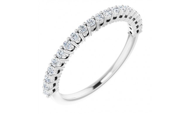 14K White 1/4 CTW Diamond Anniversary Band