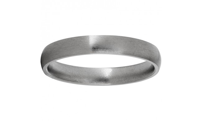 Titanium Domed Band with Satin Finish