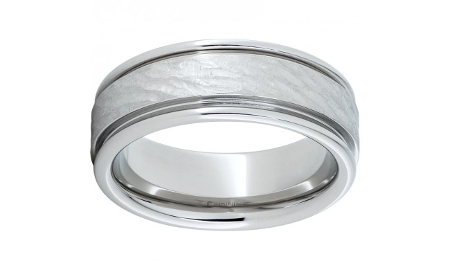 Serinium Rounded Edge Band with Bark Finish