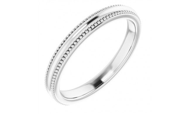 14K White Universal Band