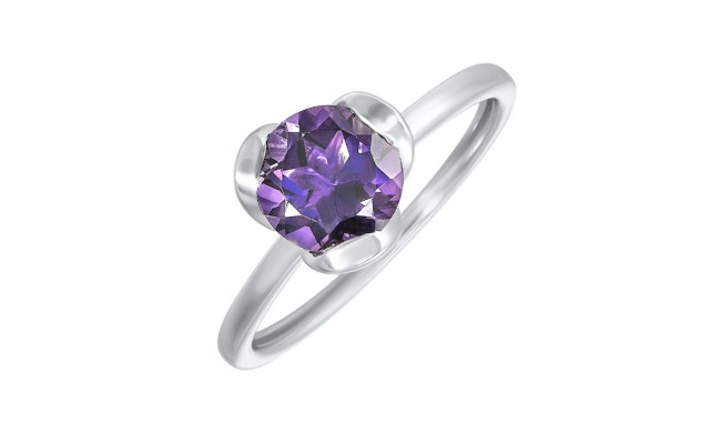 Gems One Silver Amethyst (1 1/4 Ctw) Ring