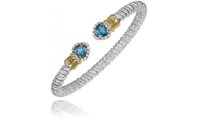 Vahan 14k Gold & Sterling Silver London Blue Topaz Bracelet