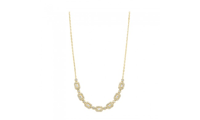 Gems One 14Kt Yellow Gold Diamond (1/2Ctw) Necklace