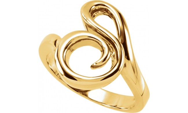 14K Yellow Fashion Ring