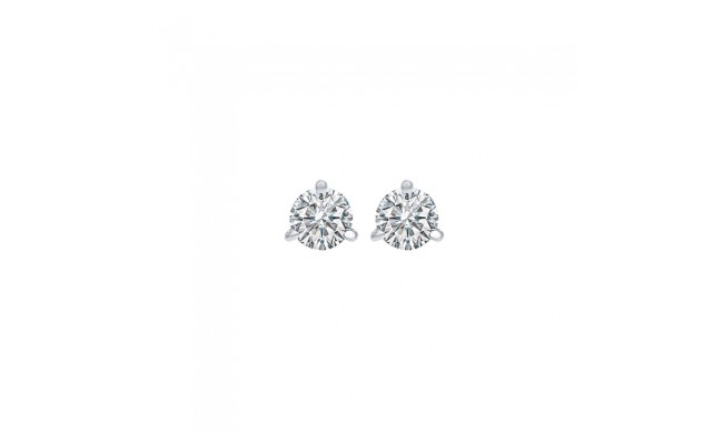 Gems One 18Kt White Gold Diamond (1/8Ctw) Earring