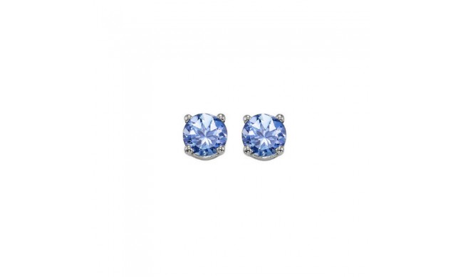 Gems One 14Kt White Gold Tanzanite (1 Ctw) Earring