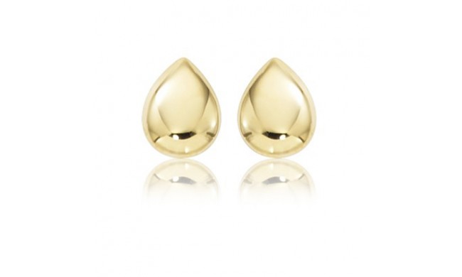 Carla 14k Yellow Tear Drop Post Earrings