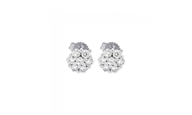 Gems One 14Kt White Gold Diamond (1/6Ctw) Earring