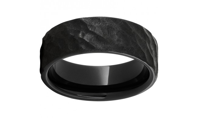 Thor?Black Diamond Ceramic Textured Ring