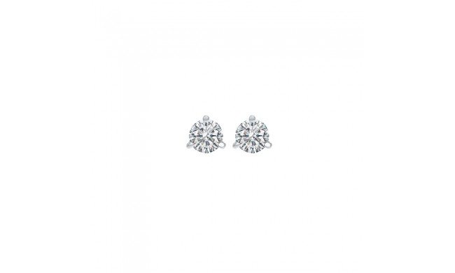 Gems One 18Kt White Gold Diamond (1/20 Ctw) Earring