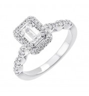 Gems One 14Kt White Gold Diamond(7/8Ctw) Ring