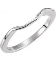 14K White Band