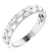 Platinum 3/4 CTW Diamond Anniversary Band