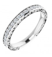 14K White 1/4 CTW Diamond Anniversary Band