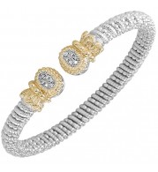 Alwand Vahan 6mm 14k Gold & Sterling Silver Diamond Bracelet