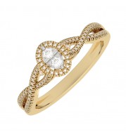 Gems One 10Kt Yellow Gold Diamond(1/6Ctw) Ring