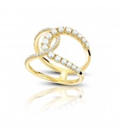 Imperial Pearl 14k Yellow Gold Freshwater Pearl Ring