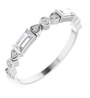 14K White 1/4 CTW Diamond Anniversary Band