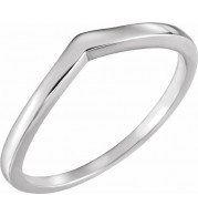 14K White Band