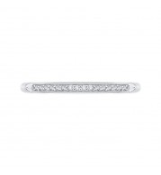 Shah Luxury Round Diamond Wedding Band In 14K White Gold