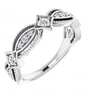 14K White 1/3 CTW Diamond Anniversary Band