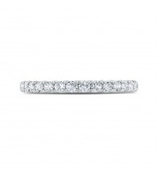 Shah Luxury 14K White Gold Diamond Wedding Band