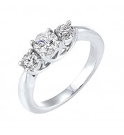 Gems One 14Kt White Gold Diamond (1 1/2Ctw) Ring