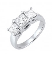 Gems One 14Kt White Gold Diamond (1Ctw) Ring