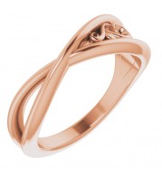 14K Rose Sculptural-Inspired  Ring