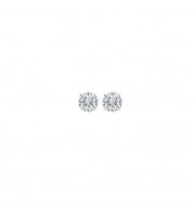 Gems One 14Kt White Gold Diamond (1/10 Ctw) Earring