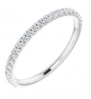14K White 1/4 CTW Diamond Anniversary Band