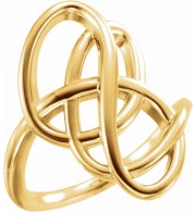 14K Yellow Freeform Ring
