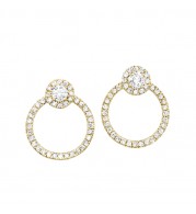 Gems One 14Kt Yellow Gold Diamond (3/8Ctw) Earring