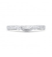 Shah Luxury Wedding Band In 14K White Gold